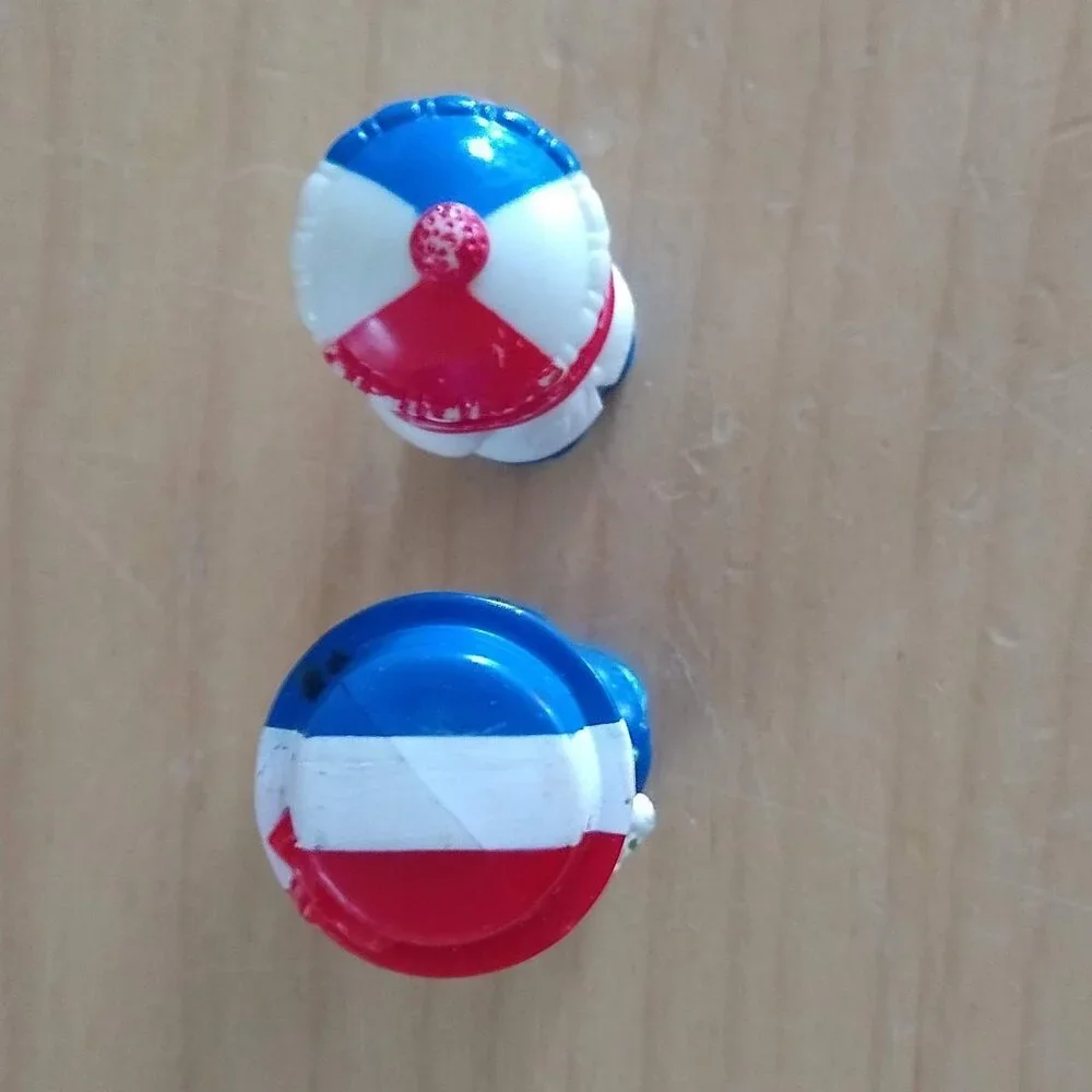 French figurines, cake topper Decoration x 2 size 1.5